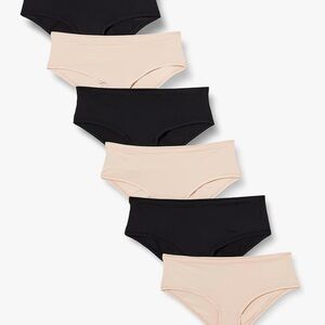 Women’s hipsters Black and Cream Bottoms Set